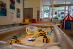 Indoor sandpit at Belvedere Nursery