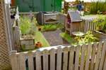 Outside play space at Little Hulton nursery