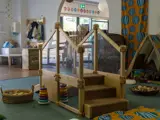 Indoor play area at Higher Broughton Nursery