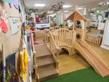 Indoor play equipment at Barton Moss Nursery