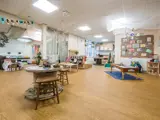 Indoor play space at Barton Moss Nursery